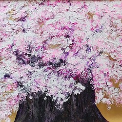 油絵 絵画 【大桜】 絵画 ＨＲ 通販｜Creema(クリーマ)