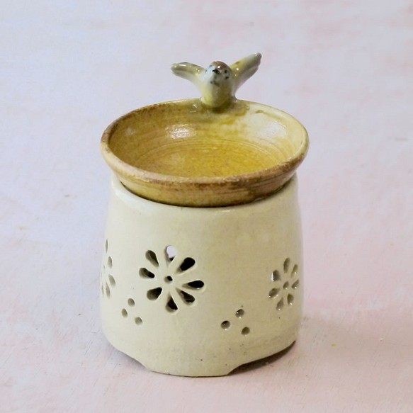 小鳥茶香爐“麻雀”（香壺） 第1張的照片
