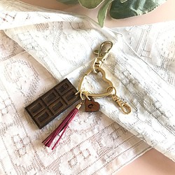 フェイクチョコレートのキーホルダー【スウィート】 1枚目の画像