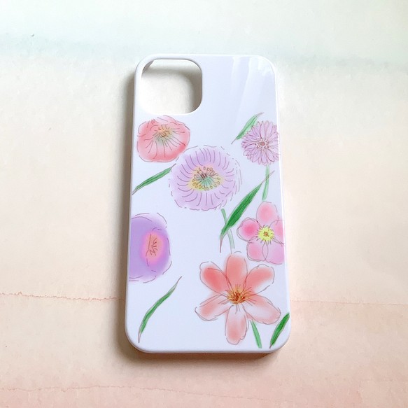 Iphone13ケース 押し花風 ドライフラワー 花柄 花束 ピンク かわいい おしゃれ 韓国風 キレイ 自然 Iphoneケース カバー Wakuwaku Sanyo 通販 Creema クリーマ ハンドメイド 手作り クラフト作品の販売サイト