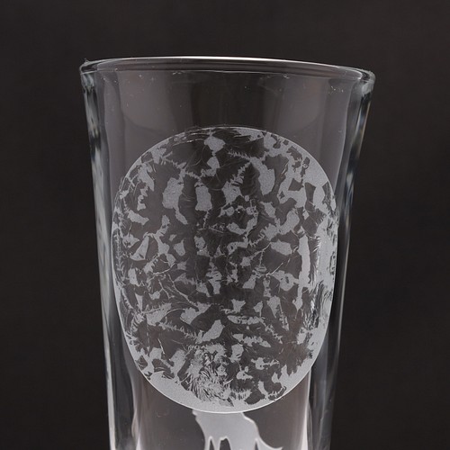ビアグラス・一口ビールグラス・グラス 月にほえろ！ 満月と狼 グラス 