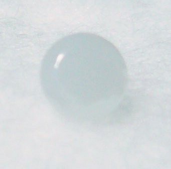 合成石 ミルキーホワイト　(CZラウンド)３mm ×5個　焼成不可 1枚目の画像