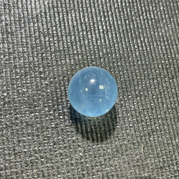 新着 天然】アクアマリン 【天然】アクアマリン 21.4mm14.1g 丸玉 素材