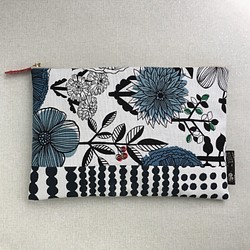 手拿包 手拿包 iPad 手拿包 斯堪的納維亞花卉圖案 第1張的照片