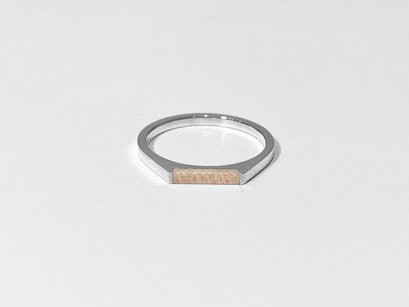 戒指 03 S silver925 楓木精緻戒指 戒指 木質 第1張的照片