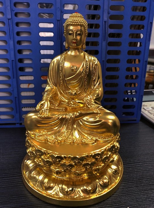 チベット密教法具 阿弥陀仏 阿弥陀如来 仏像 福運・福徳 仏教 真鍮製