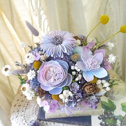 浪漫精靈 II .婚禮浪漫紫色系.婚禮生日乾燥花禮物 第1張的照片