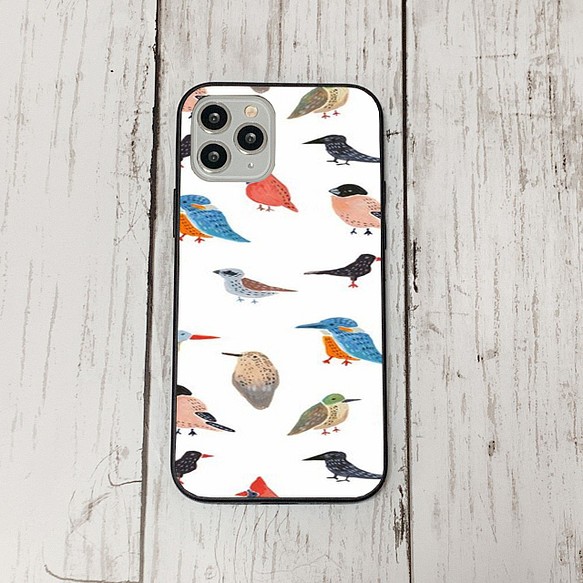 スマホケース44 期間限定 iphone 強化ガラス 華やかな鳥たち  かわいい アイフォン iface 1枚目の画像