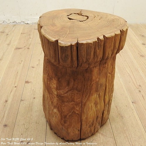 Hinoki Wood Stool 【Flare】No.364 椅子（チェアー）・スツール Wood