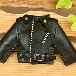 森き　ドール用革ジャン　miniature jacket. 1枚目の画像