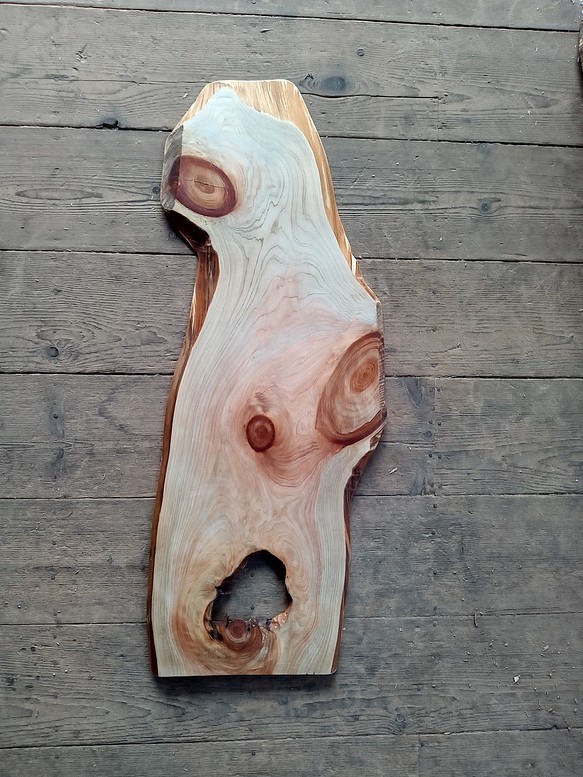 木製看板製作】 一枚板 桧 35cm×94cm