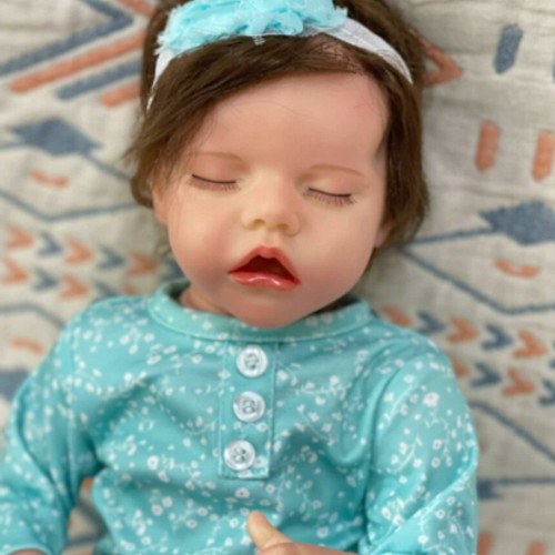 Peach♡｝リボーンドール 赤ちゃん人形 幸せそうな寝顔 その他人形
