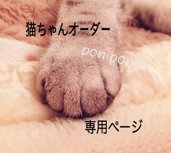 猫ちゃんオーダー専用ページ - 羊毛フェルト