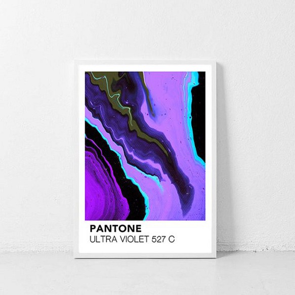 PANTONE パントーン ULTRA VIOLET ポスター 1枚目の画像