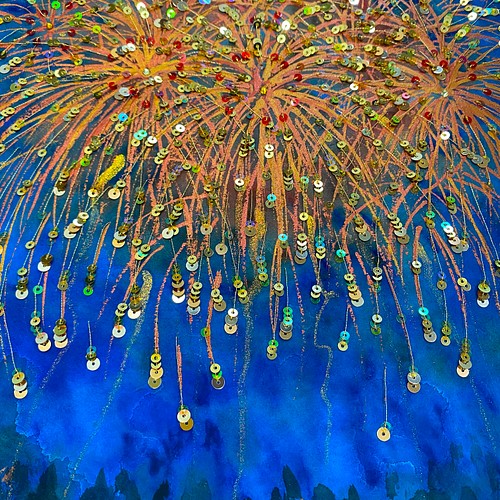 激安ブランド 花火 HANABI アートフレーム 絵画 ファイアーワーク