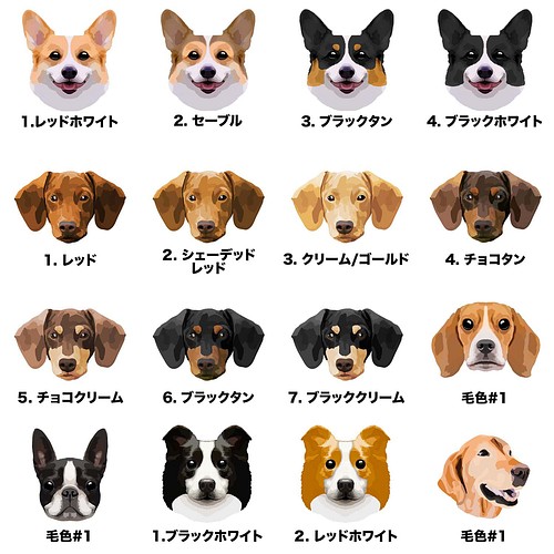 犬種選べる コインケース ワンちゃんイラスト 毛色60種類以上 うちの子 犬 ペット プレゼント 小銭入れ コインケース コーギーbrothers 通販 Creema クリーマ ハンドメイド 手作り クラフト作品の販売サイト