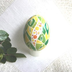 ウクライナのイースターエッグ(PYSANKY) 本物の卵です(๑˃̵ᴗ˂̵)