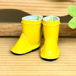 森き　ミニチュア長靴　miniature boots. 1枚目の画像