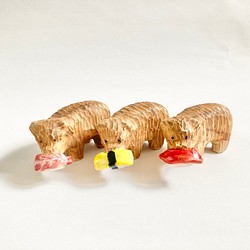 やきもの木彫り熊(寿司) 1枚目の画像