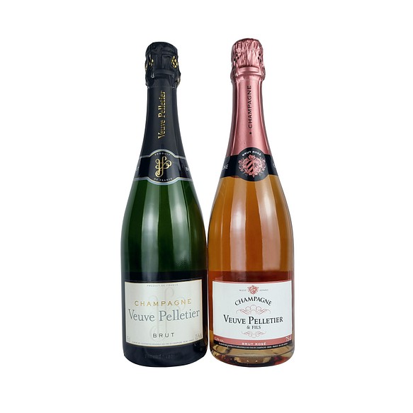 【ソムリエ厳選ワイン ギフトセット】高級 シャンパン ヴーヴ・ペレティエ フランス 箱入り お祝い 銀座 1枚目の画像