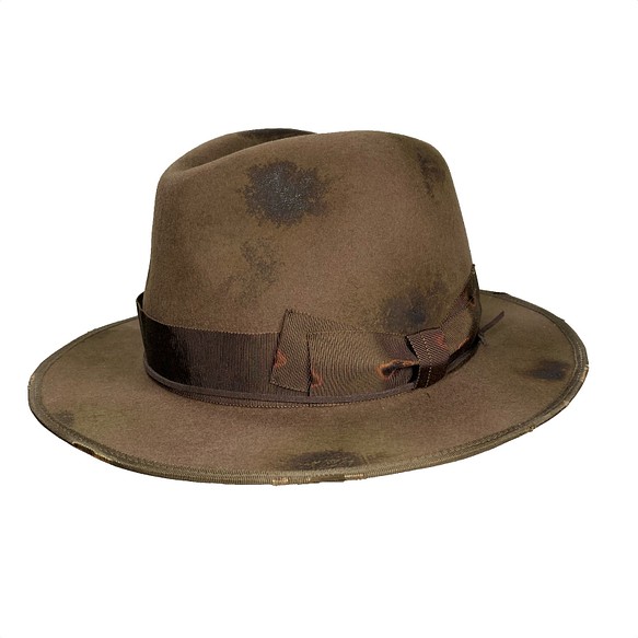 [三角帽] 棕色經典氈帽（定做） 第1張的照片