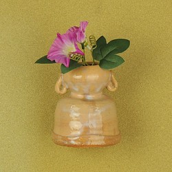 萩燒掛花架（花瓶） 第1張的照片