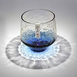 八千代星空カップグラス鉛フリークリスタルウイスキーグラス 1枚目の画像