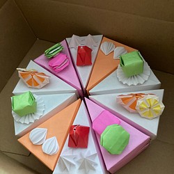 折り紙ケーキ 1枚目の画像