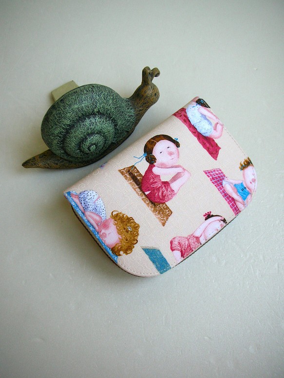 美國棉"瑜珈萌娃"-短夾/皮夾/零錢包/禮物 第1張的照片