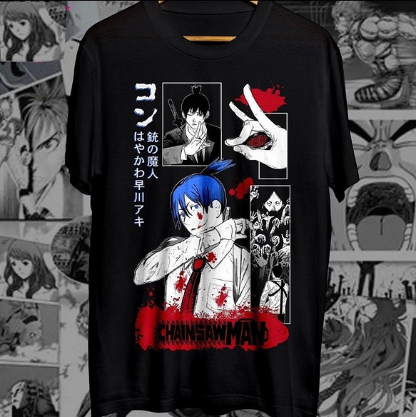 早川 アキ チェンソーマン アニメ ユニセックスtシャツ Tシャツ カットソー Beautiful Design 通販 Creema クリーマ ハンドメイド 手作り クラフト作品の販売サイト