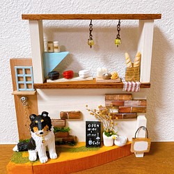 犬　選べます　ミニチュアカフェ　ミニチュアガーデン　木製　置物　ミニチュア雑貨 1枚目の画像