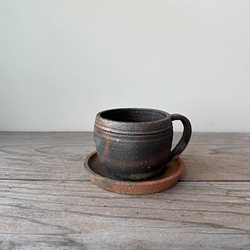 コーヒー焼 植木鉢 (coffee cup) 3号 1枚目の画像