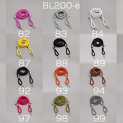 BL200-e-95  2個 スマホストラップコード 0.6×160cm 全112色 No.81-100 2X（1ヶ） 1枚目の画像