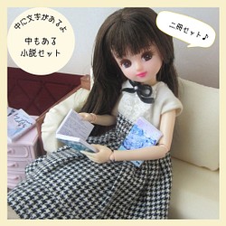 中もあるミニチュア小説セット】ミニチュア・リカちゃん・りかちゃん