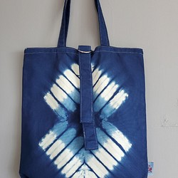 藍染-山形絞大禮物袋 第1張的照片