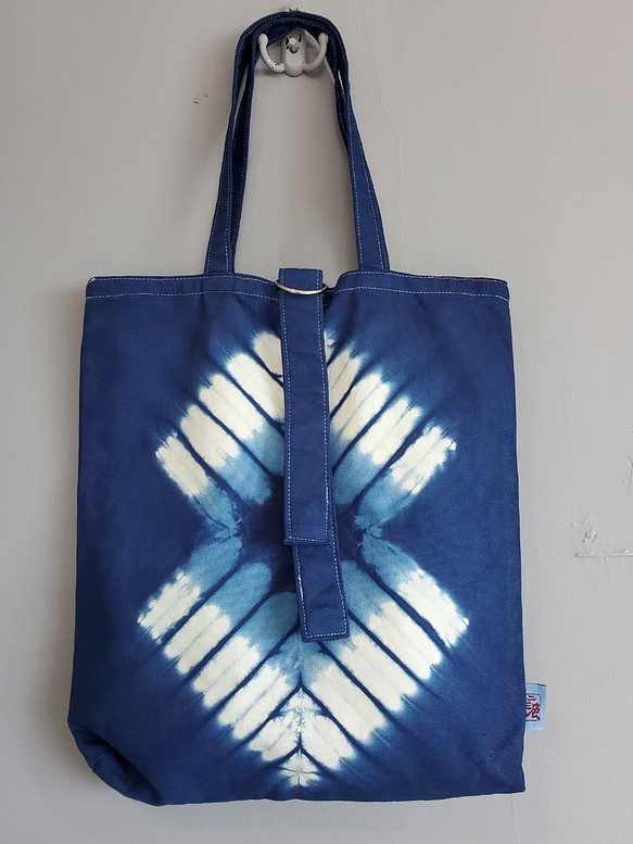 藍染-山形絞大禮物袋 第1張的照片