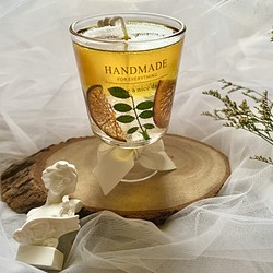 rosemary香氛手作坊-檸檬氣泡果凍蠟高腳杯 第1張的照片