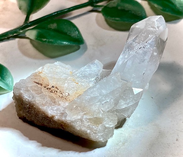 レインボー✨ヒマラヤ マニカラン産　水晶 ラフストーン　原石