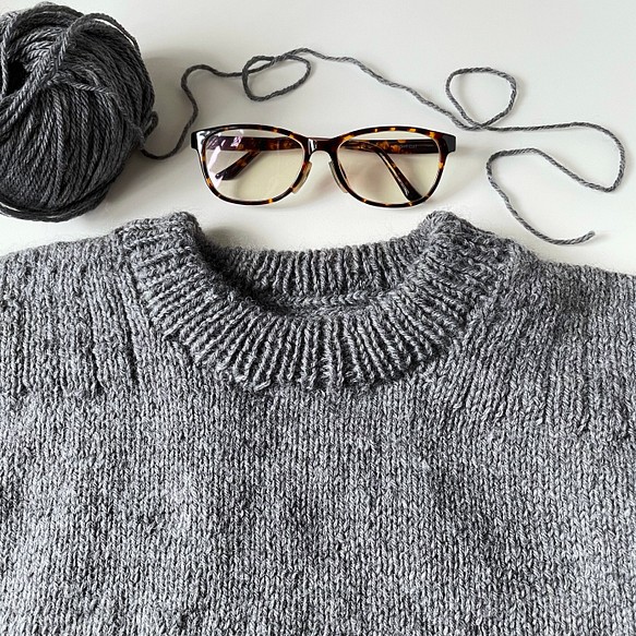 手編みのセーター3 メリノウール100% ニット・セーター おばぁのタンス