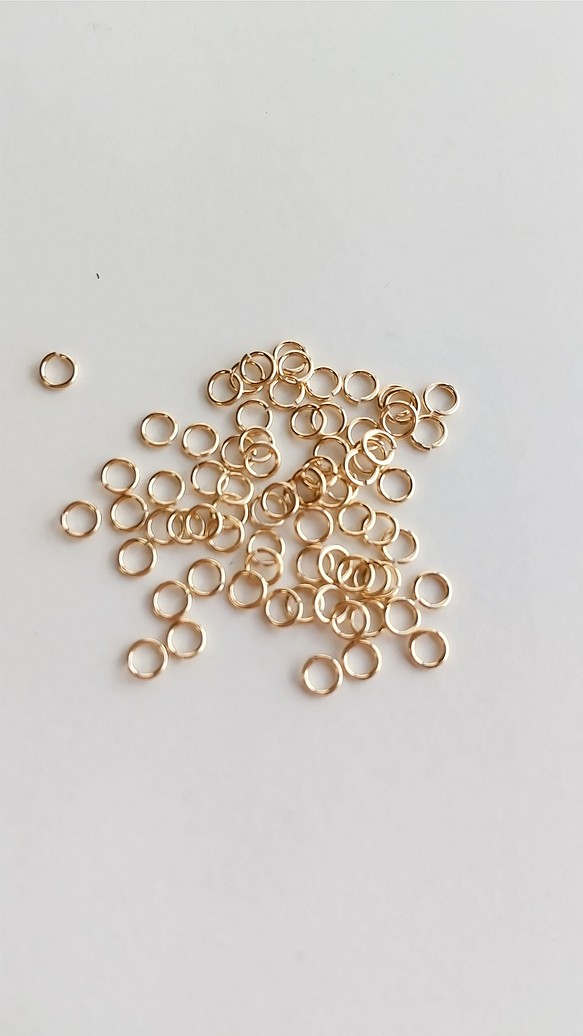 10個入 4mm】14kgf 丸カン 0.6×4mm ゴールドフィルド 金具・チェーン ROSE 通販｜Creema(クリーマ)  ハンドメイド・手作り・クラフト作品の販売サイト