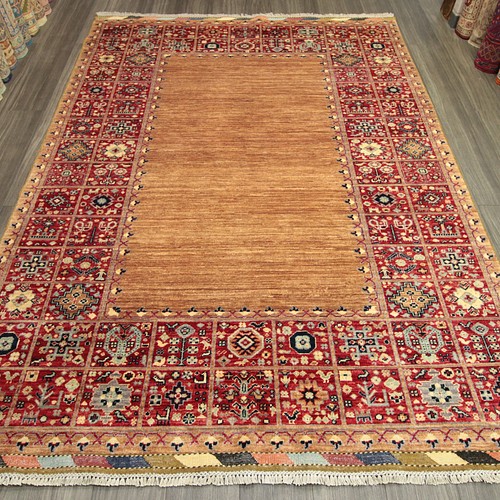 アフガニスタンの手作り絨毯size:70x73‼️ - ラグ