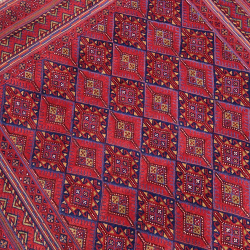 トライバルラグ 手織り アフガニスタン 108cmx192cm ❣️sale❣️ ラグ