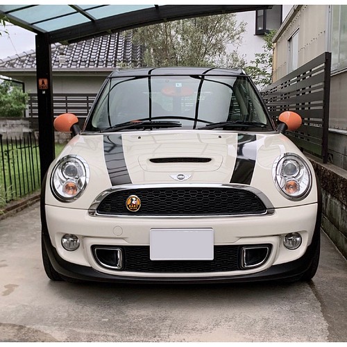 MINI(ミニクーパー) 注意喚起 マグネット ゴーバッジサイズ BABY IN