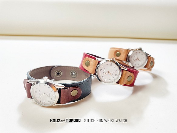 ▶︎STITCH ベーシックカラーで「ステッチラン/カスタム腕時計」カラーカスタムOK(AW220910) 1枚目の画像