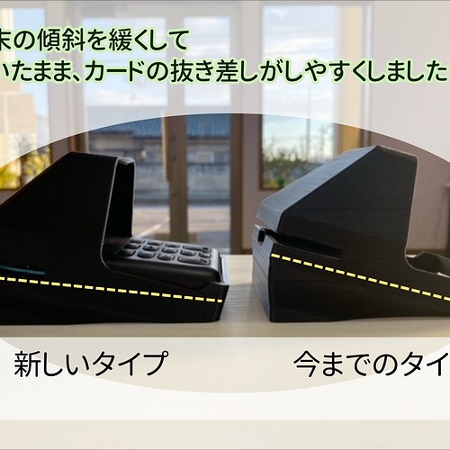 エアペイ 楽天ペイ Uペイ STORES カードリーダー 目隠しスタンド 白