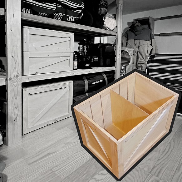 木製　収納箱