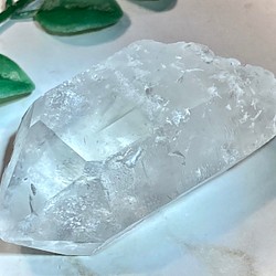 タイムリンク　ウィンドウ✨ ブラジル・ミナスジェライス州 水晶　クリスタル　原石 1枚目の画像