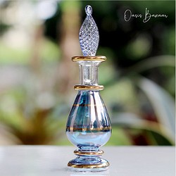 ミニサイズ］エジプトガラス香水瓶 パフュームボトル アロマオイル