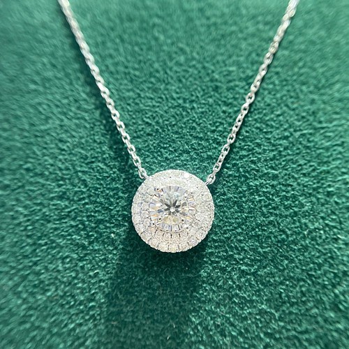 天然ダイヤモンドネックレス0.5ct k18 ネックレス・ペンダント パール