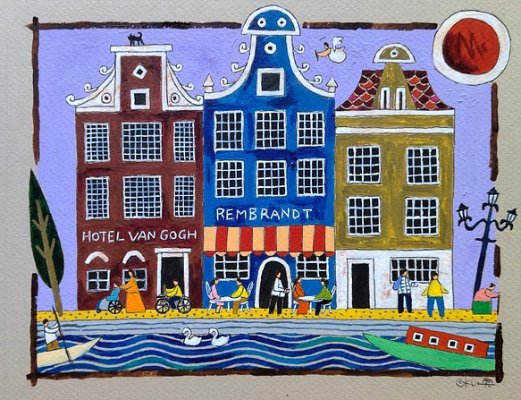 アムステルダムの街並み 1枚目の画像